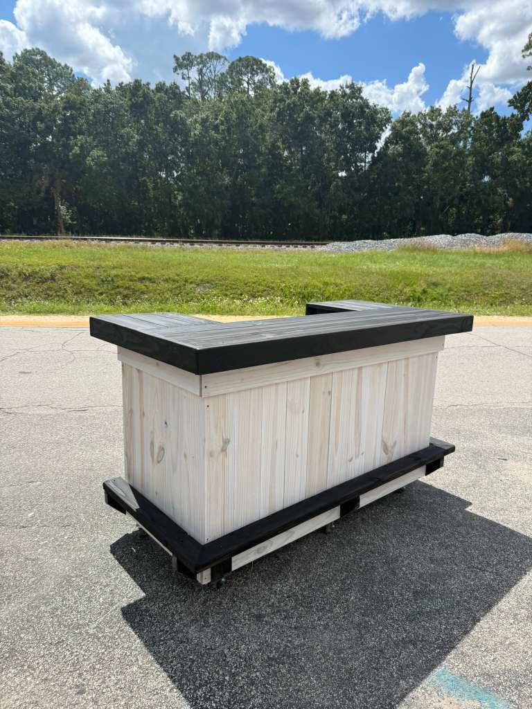 6FT U-Shaped Backyard Tiki Bar | Custom Outdoor Bar