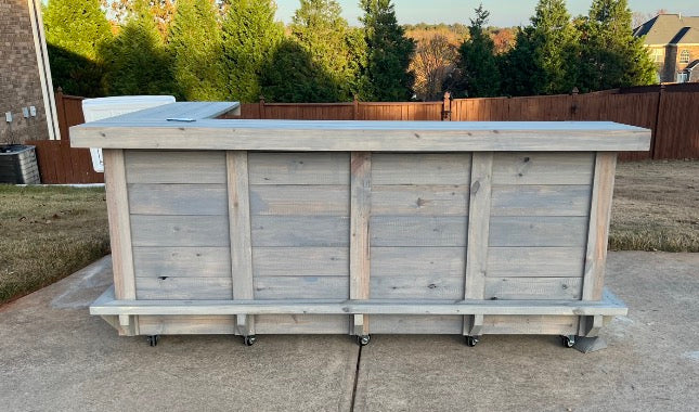 Deposit only! 8x5 L shape bar