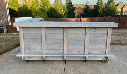Deposit only! 8x5 L shape bar