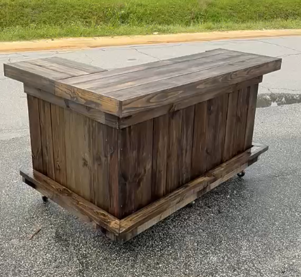 5FT L-Shaped Tiki Bar | Premium Backyard Entertainment Bar