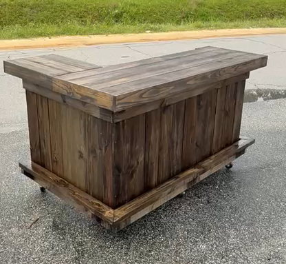 5FT L-Shaped Tiki Bar | Premium Backyard Entertainment Bar
