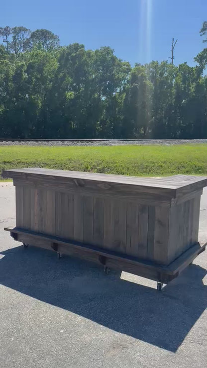 8ft L-Shaped Tiki Bar | Premium Backyard Entertainment Bar