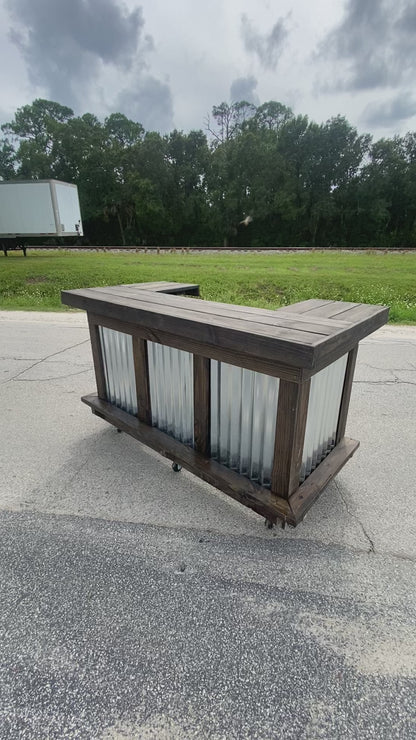 Deposit only! 6ft u shape bar. Outdoor bar. Indoor bar. Reception desk. Cash Wrap. Backyard bar. Basement bar