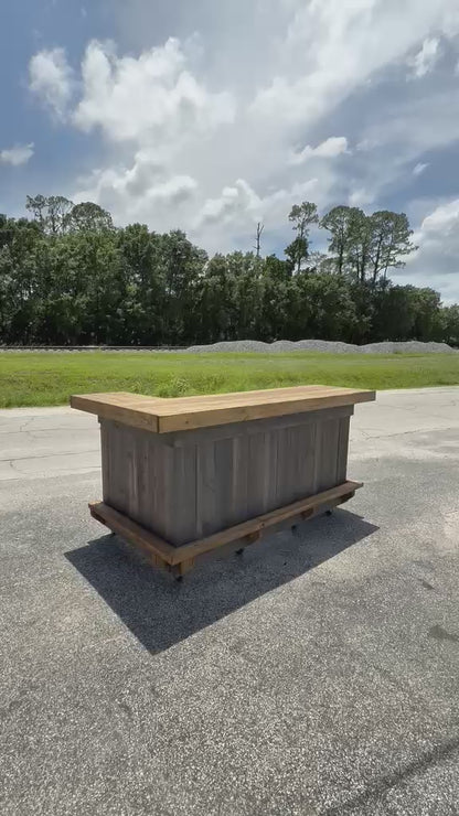 6ft L-Shaped Tiki Bar | Premium Backyard Entertainment Bar