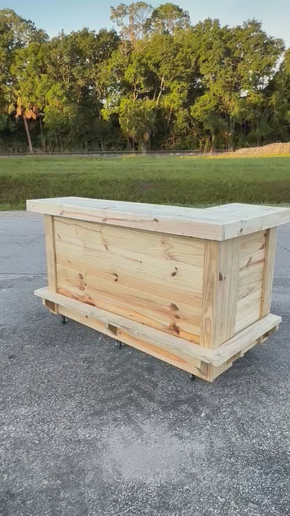 📞386-346-5172 | 5FT L on Left (bartenders perspective) – Bartender Station, 1x Shelf, footrest (all)