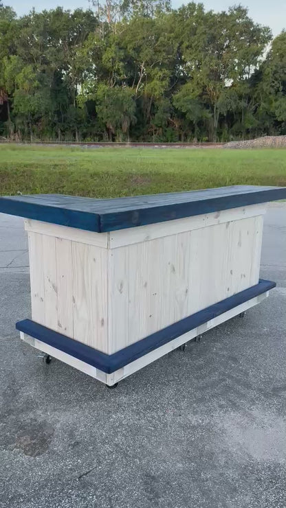 6FT L-Shaped Entertainment Bar | Custom Patio & Poolside Bar