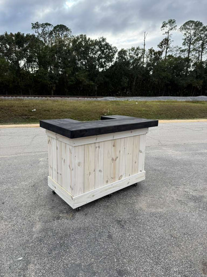 5FT U-Shaped Entertainment Bar | Custom Tiki Bar