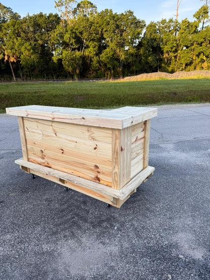 📞386-346-5172 | 5FT L on Left (bartenders perspective) – Bartender Station, 1x Shelf, footrest (all)
