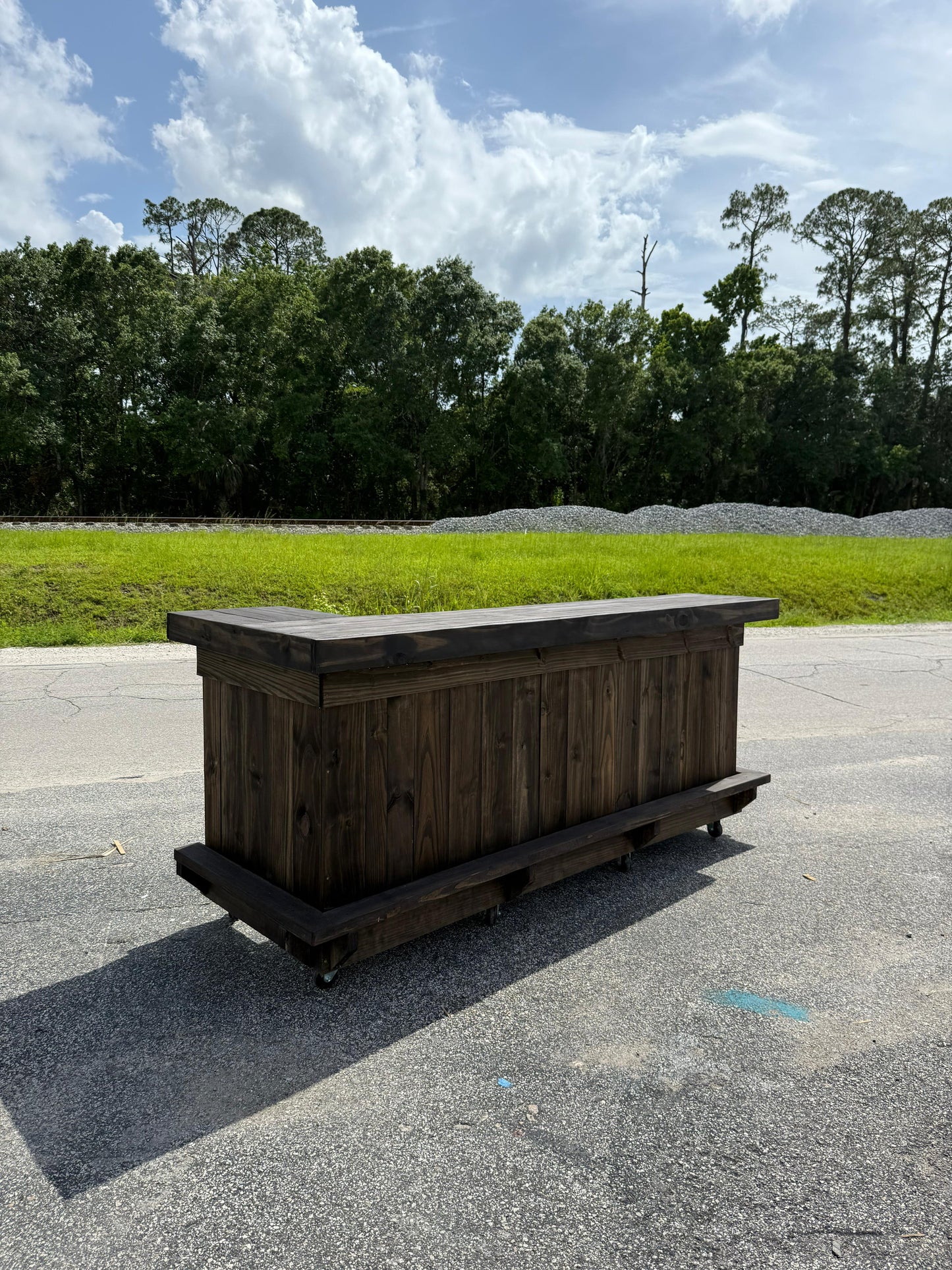 8x4 L-Shaped  Premium Tiki Bar | Outdoor Living & Entertainment